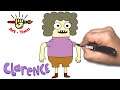 how to draw Regis Gilben from clarence cartoon step by step