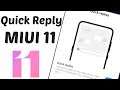 How to Enable Quick Reply Features in Android Mobile || How to Use MIUI 11 Quick Replies Feature