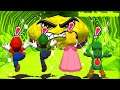Mario Party 10 (マリオパーティ10). Minigames Mario Vs Luigi Vs Peach Vs Yoshi. Interesting game