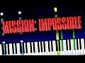 Mission Impossible - Main Theme (Lorne Balfe - Fallout) Piano Tutorial (Sheet Music + midi) cover