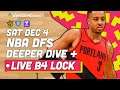 NBA DFS Picks 12/4/21 | Deeper Dive & Live Before Lock