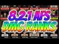 Secret, Mythic & Raid DMG Rankings AFS v8.2.1 | Anime Fighters DPS Ranks (Roblox)