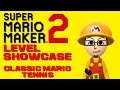 Super Mario Maker 2 Level Showcase - Classic Mario Tennis