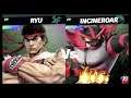 Super Smash Bros Ultimate Amiibo Fights – Request #16141 Ryu vs Incineroar Stamina Battle
