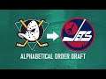 Team Alphabetical Order Draft (NHL 21)