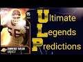 Ultimate  Legends Predictions. Madden 19 Ultimate Team