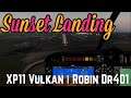 X-Plane 11 Vulkan | Stunning Sunset Landing | Stansted