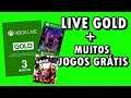 XBOX LIVE GOLD + MUITOS JOGOS GRÁTIS! APROVEITA!! Obrigado Microsoft