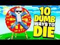 10 DUMB WAYS TO DIE IN MINECRAFT!