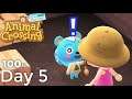 Animal Crossing New Horizons - 100% Gameplay Walkthrough Day 4 - Building 3 New Villagers House