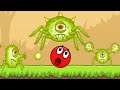 Bounce Red Ball 5 - Jump Ball Hero Adventure - Gameplay Walkthrough Part 2 - All Levels 21-35