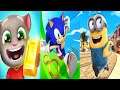 Despicable Me: Minion Rush Vs. Sonic Dash Vs. Talking Tom Gold Run (iOS Games)