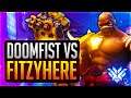 "Doom Killed My Whole Team" DOOMFIST VS FITZYHERE! Overwatch Top 500 (Samito)