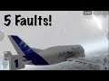 Extreme Landings Pro  Airbus Beluga   5 Faults!