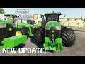 NEW MOD UPDATE in Farming Simulator 2019 | NEW JOHN DEERE UPDATE| PS4 | Xbox One | PC