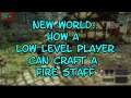 New World  How a Low Level Player Can Craft a Fire Staff