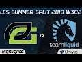 OPT vs TL Highlights LCS Summer 2019 W3D2 Optic Gaming vs Team Liquid LCS Highlights by Onivia