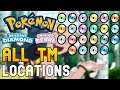 Pokemon Brilliant Diamond & Shining Pearl - All Tm Locations