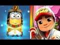 RUN RUN MINION - MINION RUSH VS SUBWAY SURFERS (Android, iOS Gameplay)