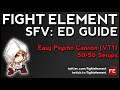 SFV: Ed Guide: Easy Psycho Cannon 50/50 Setups (FIGHT ELEMENT)