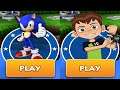 Sonic Dash vs Ben 10 - Up To Speed Android Gameplay