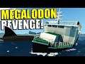 We Got Revenge on a Megalodon that Sank Our Ship! - Stormworks Multiplayer Survival