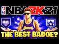 WHAT WAS THE BEST BADGE IN NBA 2K21 CURRENT GEN?