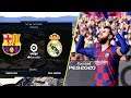 Barcelona vs Real Madrid | El Clasico 18/12/2019 - PES 2020 Realistic Prediction