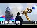 ESCAPE FROM BEEZILLA! (Getting Sticky With It) | Human Fall Flat #3 Ft. Delirious, Toonz, Squirrel