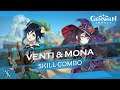 Genshin Impact (Android/iOS) - Venti & Mona Skill Combo!
