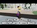 LET'S PLAY HUMAN FALL FLAT CAREER MULTIPLAYER #1 WITH THE AMAZING MAZE GAMING THIS IS SO AWESOME!!!