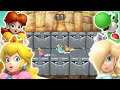 Mario Party 10 Minigames #61 Peach vs Daisy vs Rosalina vs Yoshi