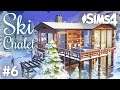 Modernes Winter Ferien Haus mit allen Packs bauen ❄️ SKI CHALET #6 in Die Sims 4
