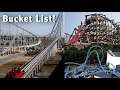 My Top 20 Bucket List Roller Coasters (2020)