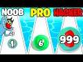 NOOB vs PRO vs HACKER | In Marble Run 3D | With Oggy And Jack | Rock Indian Gamer |