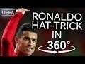 RONALDO hat-trick against SWITZERLAND in 360°!! #UNL FINALS HIGHLIGHTS
