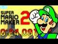 Super Mario Maker 2 Ninji Speedruns - Banzai Bill Cliff Climb: 0:24.091