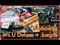 Unboxing Nintendo Wii U Deluxe + Coleccion de Juegos