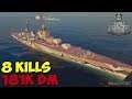 World of WarShips | Smolensk | 8 KILLS | 181K Damage -  Replay Gameplay 4K 60 fps