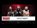 WWE 2K19 Bray Wyatt VS Seth Rollins,Rusev Triple Threat Match