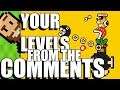 YOUR LEVELS from the COMMENTS! Super Mario Maker | The Basement | Sunday Longplay