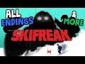 ALL SkiFreak Endings, Secrets, Easter Eggs, and More (Finding the References)