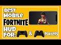 Best Mobile Fortnite HUD For Console/Controller Players!!! (iOS and Android)