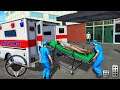 Flying City Ambulance Driver Simulator 2019 - Emergency Van Rescue 3D - Android Gameplay