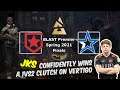 Gambit vs Complexity: Jks уверенно забирает 1vs2 клатч на Вертиго, BLAST Premier Spring Final