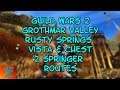 Guild Wars 2 Grothmar Valley Rusty Springs Vista & Chest, 2 Springer Routes