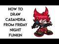 HOW TO DRAW CASANDRA FROM FRIDAY NIGHT FUNKIN STEP BY STEP