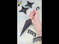 How to make π‘οΈ KUNAI out of paper with your own hands. DIY paper weapon #Shorts