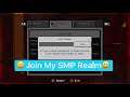 I need players , join my minecraft SMP realms codes/links in video.