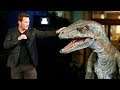 Jurassic World Opening Event w/Dinosaurs, Chris Pratt with Blue at Universal Studios Hollywood
